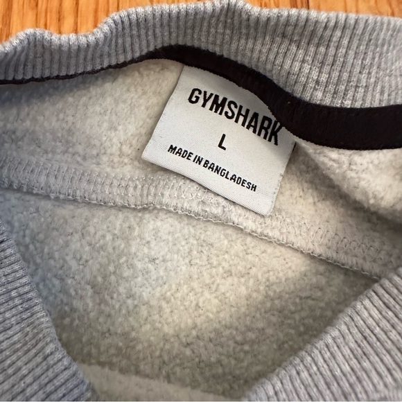 GYMSHARK Men's Gray Sweatshirt Size Large (T) - Picture 6 of 11